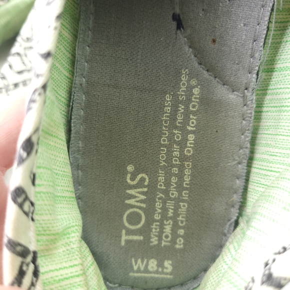 Toms Alpagata Aztec Print Slip On Flats Wrap Style Lightweight Shoes Size 8.5 - Picture 5 of 7